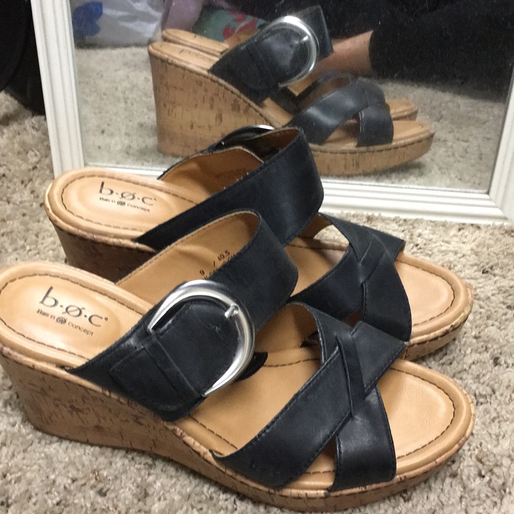 B. O. C. Wedge sandals